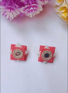 Handmade Yellow &amp; Orange Earrings