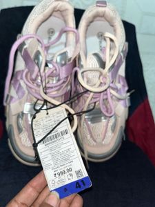 Pink Chunky Sneakers