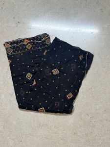 Black Bandhani Navratri Dupatta