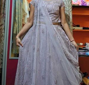 Sparkling designer lehenga