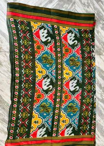 Vibrant Ikat patola  Saree