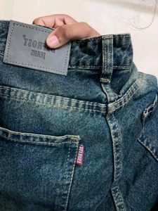 Vintage Dark Wash Straight Leg Jeans