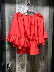 Chic Off-Shoulder Ruffle Top