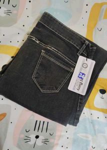 Classic Grey Denim Jeans