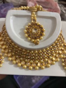 Stunning Ethnic Necklace Set with Earrings