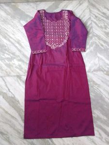 Elegant Embroidered Kurta Set