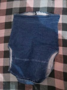 Denim Sleeveless Jacket