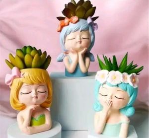 Pack Of 4 Doll Planters