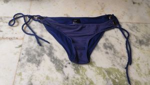 Blue Bikini Bottom with Tie Sides