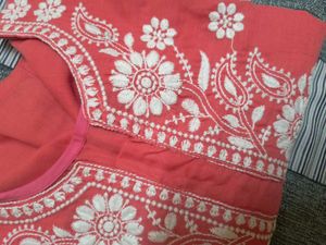 Chikankari Cotton Kurta