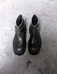 zara Stylish Buckle Detail Ankle Boots