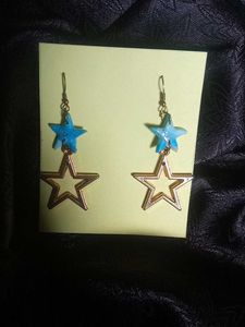 Star Drop Earrings