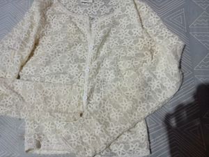 Elegant White Lace Blouse