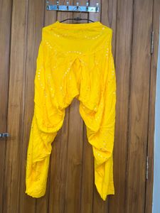 Vibrant Yellow Kurta Set with Jacket