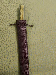 Vintage Chinese Calligraphy Folding Fan