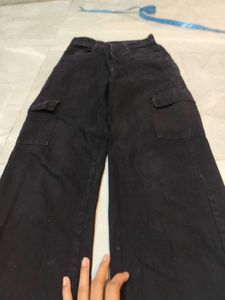 Black baggy cargo Pants