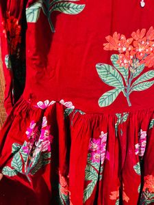 Red  suit set