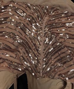 Sparkling Beaded Bodysuit-s/m fits