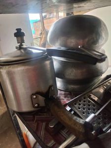Steel Plates And Cooking Items