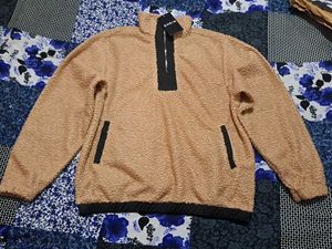 Shein Cozy Teddy Half-Zip Pullover