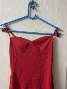 Backless Red Midi Dress🌶️