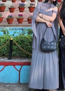 Grey elegant dress