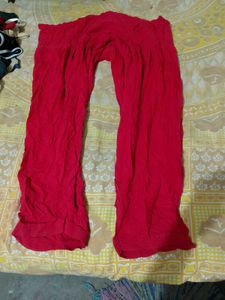 Yellow Floral Print Palazzo Pants 3 set