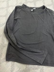 Charcoal Grey Long Sleeve T-Shirt