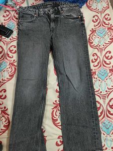 Classic Grey Wash Denim Jeans