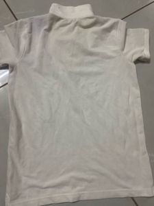 Boys White Polo T-Shirt