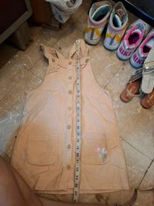 Girls' Corduroy Pinafore Dress 6 to 8yr