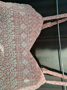 Elegant Embroidered Pink Blouse