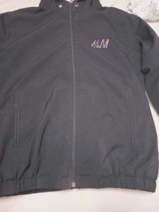 H&M Black Hooded Jacket