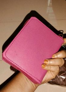 Brand new Cute Pink Wallet with Star &amp; Bow Detail