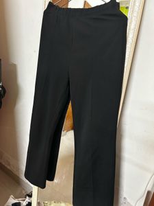 Flared High-Waist Pants