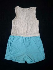 Cute Lace Top &amp; Shorts Set
