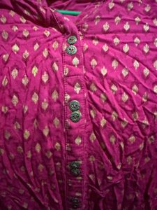 Pink Printed Kurta avaasa Kurti