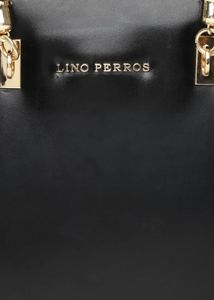 Original Lino Perros Stylish Black Handbag