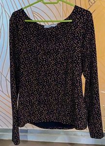 Stylish Printed Long Sleeve Top