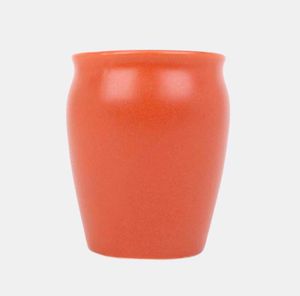 Orange Ceramic Pot