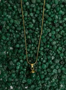 Emerald Pendant Necklace