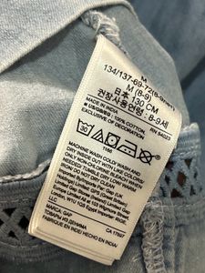 Brand New Gap Sleeveless Denim Dress For 6-8yr