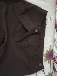 Stylish Brown Wide Leg Pants