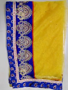 Embroidered Lahenga dupatta