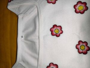 White Floral Embroidered Top
