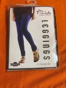 Rich Black Leggings -XXXL