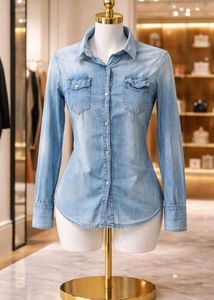 Denim Button-Down Shirt