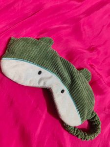 Cute Green Whale Sleep Mask