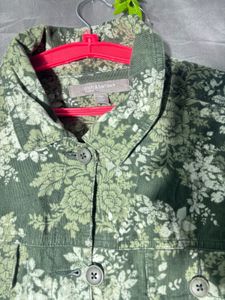 Floral Print Button-Up Shirt
