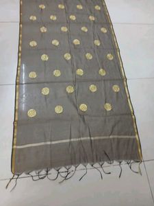 Elegant Dupatta with Gold Motifs